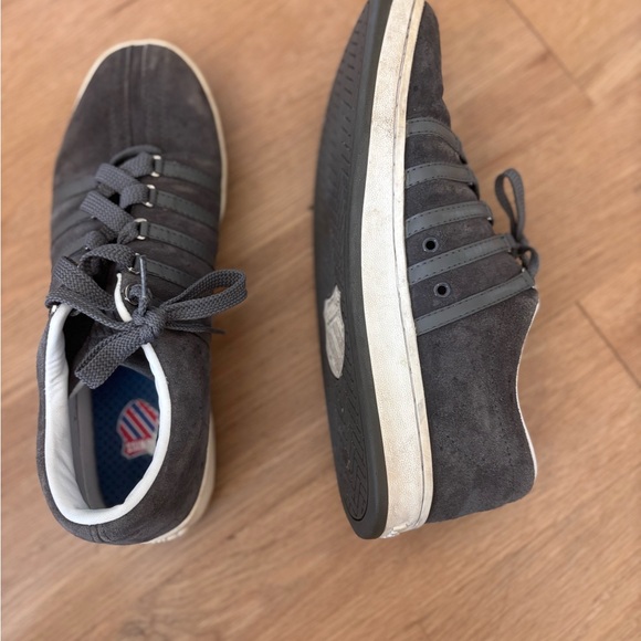 KSwiss Gray Suede Men's Sneakers trainers. 12 - Picture 6 of 8